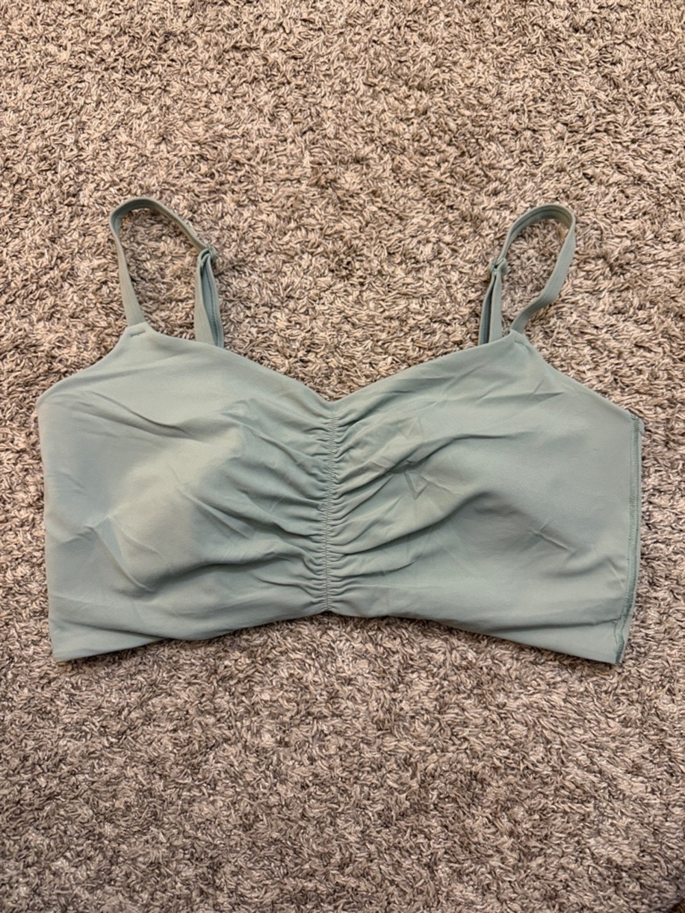Women’s Everyday Soft Light Support Ruched Sports Bras - Picture 6 of 7